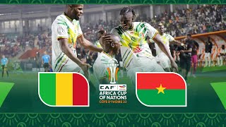 MALI vs BURKINA FASO 21 CAF AFCON 2024  Full Match [upl. by Airdni]