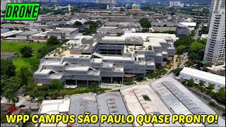 Drone na Vila Leopoldina WPP Campus São Paulo quase pronto  São Paulo [upl. by Eelydnarb134]