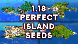 Perfect Minecraft Survival Island Seeds  Minecraft 118 Seeds Java Edition Seeds [upl. by Tamqrah]