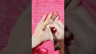 Stylish Back Hand Mehndi Design✨️ viralvideo trending youtubeshorts beautifulmehndi artbyjigna💖 [upl. by Nicolle867]