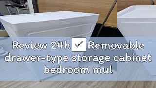 Review 24h✅Removable drawertype storage cabinet bedroom multilayer chest of drawers plastic thick [upl. by Eirrot]