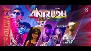 14 Naan varava varava Anirudh Live In Singapore 2017 [upl. by Cocks493]