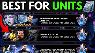 BEST ARENA CRYSTAL FOR UNITS🤑 THRONEBREAKER UNCOLLECTED NORMAL MCOC [upl. by Asihtal]