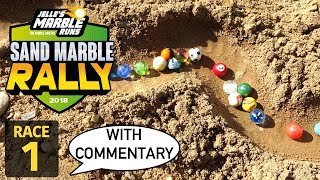 Jelles Marble Runs Sand Marble Rally 2018  Race 1 [upl. by Lenad]