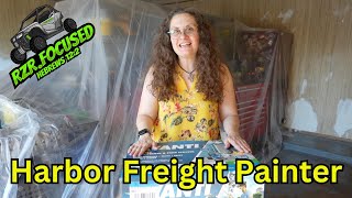 Harbor Freight Avanti Airless Sprayer Unboxing [upl. by Aiuqal770]