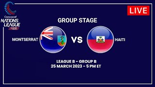 Montserrat vs Haiti  CONCACAF Nations League 202223 [upl. by Nimzaj]