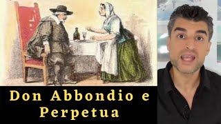 Don Abbondio e Perpetua Descrizione Tipo e Individuo Promessi Sposi Riassunto Analisi Capitolo 1 [upl. by Ahserb]