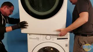 How to install a washerdryer stacking kit [upl. by Elise]