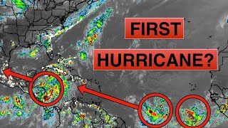 Could Invest 95L be the first 2024 Atlantic Hurricane [upl. by Sholem214]