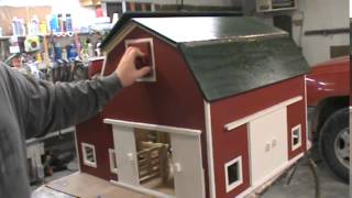 HIP ROOF TOY BARN By Kauffmans Wood Kreations [upl. by Dolf]