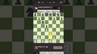 Pembukaan Queens Pawn Opening  Zikertort Chigorin Formation chessdotcom chess catur chessgame [upl. by Reagen]