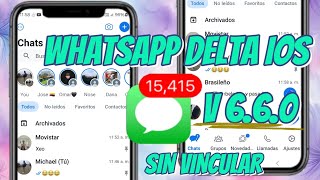 WHATSAPP DELTA V 660 NOVIEMBRE 2024 SIN VINCULAR 💯✅️✅️ [upl. by Akehs570]