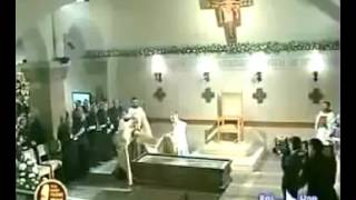 Padre Pio  open Coffin [upl. by Annavoeg]