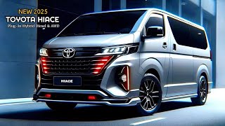 2025 Toyota Hiace Revealed  PlugIn Hybrid Diesel Engine and AWD Option [upl. by Anotyal]