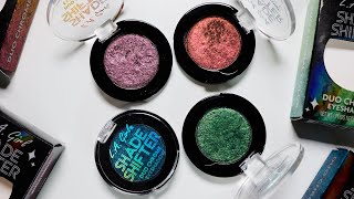 LA Girl Shade Shifter Duo Chrome Eyeshadow Swatches [upl. by Acherman]