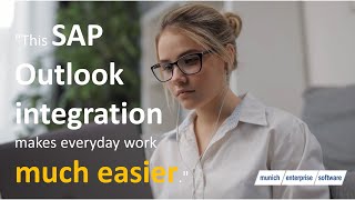 SAP Outlook ▶ Connect Microsoft Outlook to SAP  SAP Outlook Integration [upl. by Anidal]