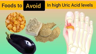 Foods to avoid in High URIC ACID levels in the body  dietitian kanza [upl. by Mighell923]