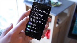 Notification and Actions on Windows Phone 81 [upl. by Tillfourd]