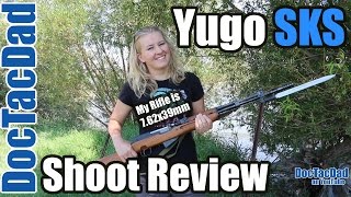 Yugo SKS M5966A1  Shoot Review  with DocTacMom [upl. by Leena]