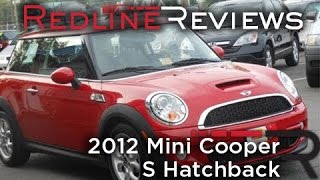 2012 Mini Cooper S Hatchback Review Walkaround Start Up Test Drive [upl. by Malha]