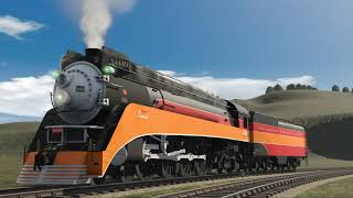 Jointed Rails Trainz  Southern Pacific 4449s New Whistle 2017Present amp Bell [upl. by Adiuqal]