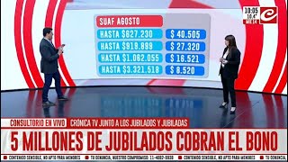 Atención cinco millones de jubilados cobrarán el bono de 70 mil pesos [upl. by Ahmad79]