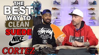 How to clean suede on Nike Cortez Jewel [upl. by Etteoj]