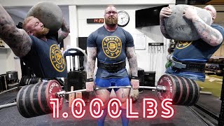 454kg1000lbs DEADLIFT [upl. by Marcin552]