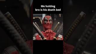 Nice pool death Me holding bro in his death bed ❤️💛 deadpool subscribe bro shorts marvel [upl. by Bryanty165]