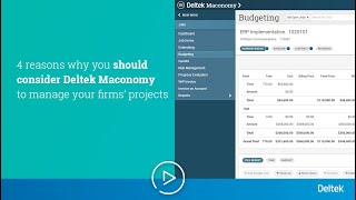 Deliver Profitable Projects with Deltek Maconomy ERP [upl. by Enilrek861]
