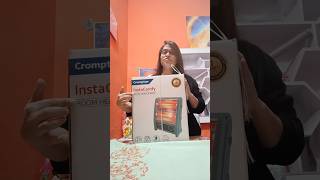 Crompton roomheater crompton Insta Comfy 800 Watt unboxing review heaters prideinwear shorts [upl. by Ydnik]