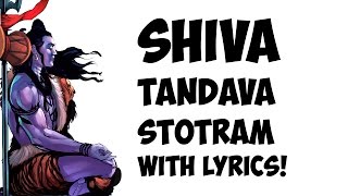 Shiva Tandava Stotram  Lyrics [upl. by Kulsrud853]