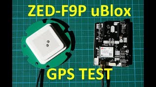 uBlox ZEDF9P new GPS test and comparison to M8 series [upl. by Wandie209]