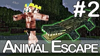 MINECRAFT ANIMAL ESCAPE  Zookeeper Enzo Knol 2 [upl. by Oesile355]