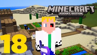 A Série Sem Rumo 18 Portando Vilas  Minecraft Pocket Edition [upl. by Leuqer991]