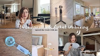 Luisaviaroma amp Arket Unboxing  Work Update  Drugstore Haul  Spend a week with me [upl. by Belloir]