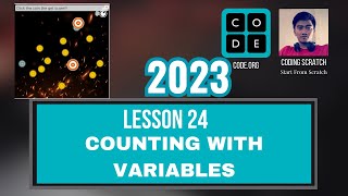 Codeorg Lesson 24 Counting With Variables  Express Course 2023 Update [upl. by Michaela]