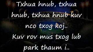 5NTEAR txhua hnub nco txog koj lyrics [upl. by Godspeed]