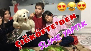 Çiğköfte’den Slime yaptık [upl. by Yelssew]