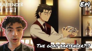 THE GOAT BARTENDER  BARTENDER GLASS OF GOD EPISODE 1 REACTION [upl. by Tattan929]