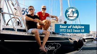 A full tour of Isbjörn our 1972 Swan 48 refitted for ocean sailing [upl. by Nate]