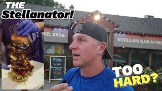 2hard The quotStellanatorquot Burger Challenge at Stellas in Omaha Nebraska  PART 2 [upl. by Naot]