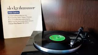 Peter Gabriel  Sledgehammer Dance Mix 1986 Vinyl Video [upl. by Dahs]