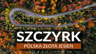 SZCZYRK  Polska Złota Jesień w górach  Atrakcje Beskidów  Skrzyczne Klimczok Malinowska Skała [upl. by Kial]