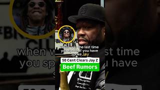 50 Cent Clears Up Jay Z Beef Rumors [upl. by Barty]