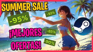 😱 ¡10 OFERTAS IMPERDIBLES del STEAM SUMMER SALE 2024 ¡Corre antes de que se acaben 😱 [upl. by Alderson]