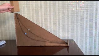 Brachistochrone Curve Science Fair Experiment [upl. by Mortensen]