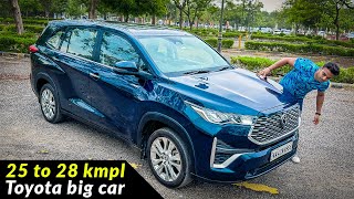 25 se 28 ka mileage deti hai Toyota Innova Hycross 2024 Full Hybrid with EV Mode Drive Review [upl. by Ahsercal]