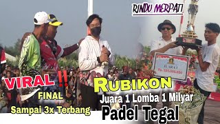 SANGAT SERU‼️FINAL Sampai 3x TerbangLomba 1 Milyar Padel Tegal [upl. by Air]