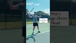 How To Hit An Abbreviated Serve🎾 tennistechnique [upl. by Hungarian220]